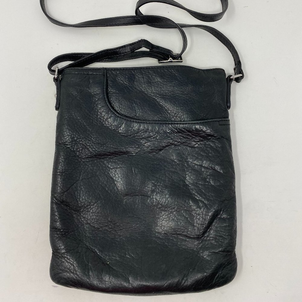 MARGOT Pebble Leather Crossbody Bag